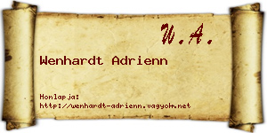 Wenhardt Adrienn névjegykártya